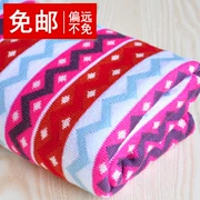 Màu đỏ và trắng sọc đan áo len lông cừu vải váy áo vải mùa đông nửa mét 8,8 nhân dân tệ - Vải vải tự làm
