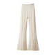 Suit wide-leg trousers women's summer autumn trousers 2022 new hot style high waist mopping trousers drape slit flared trousers