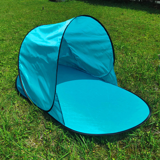 방습 매트 두꺼운 야외 휴대용 해변 텐트 자동 던지기 단일 수면 매트 바닥 매트