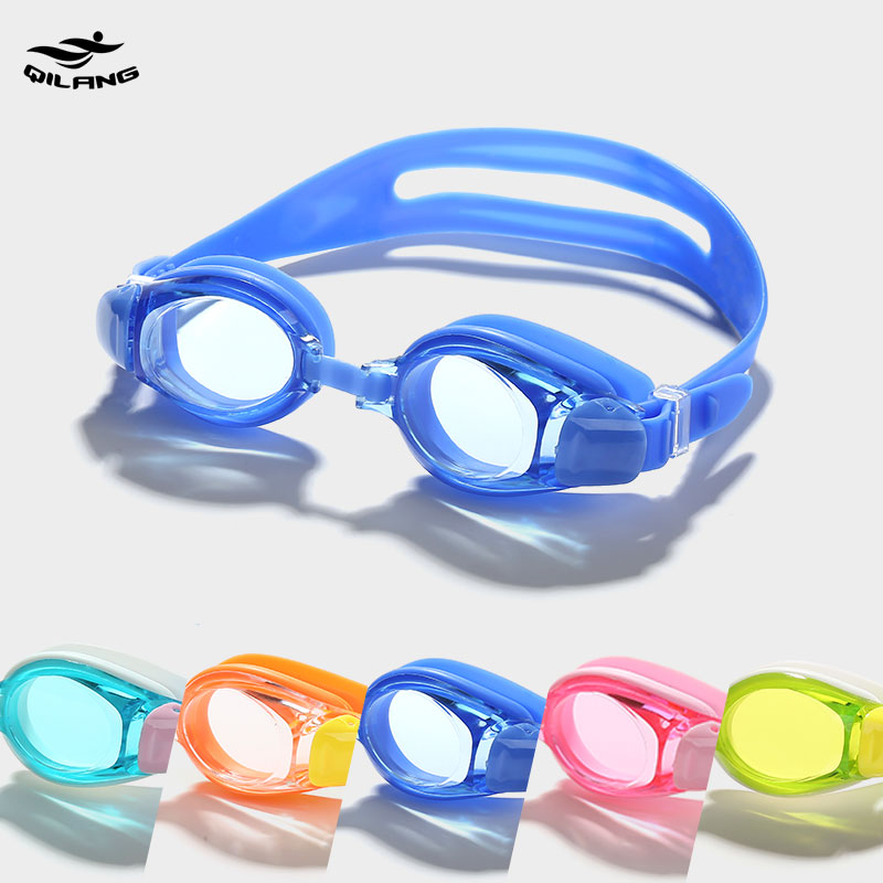 Qi Wave Swimming Goggles Women Waterproof Anti-Fog Swimming Training Men's Transparent High Definition Diving Glasses Equipment Manufacturer Direct