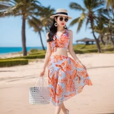 Сексуальный раздельный купальник, комплект, 3 предмета, по фигуре