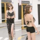 2018 mới đồ bơi nữ bikini ba mảnh chia đôi kích thước ngực thép tấm tập hợp đồ bơi Hàn Quốc bán buôn