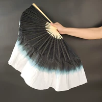 Симуляция шелковой кости вентилятора 31 плавающее 20 черного перевернутого краски