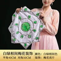 Белая и зеленая украшение сливы