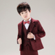 Flower boys childrens phù hợp với áo khoác childrens nhỏ chủ chương trình biểu diễn piano trang phục phù hợp với cậu bé Hàn Quốc phiên bản chiếc váy.