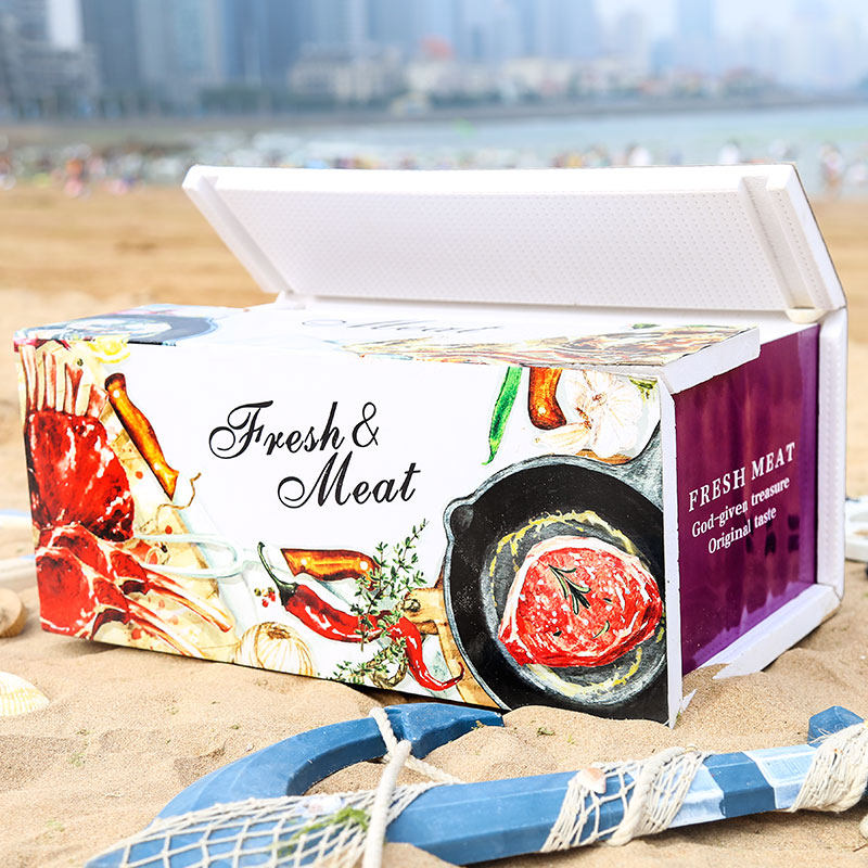 Beef Mutton Incubator Seafood Foam Box Fine Gift Box Packaging Boxes Spring Festival New Year Grand Gift Bag Foam Box