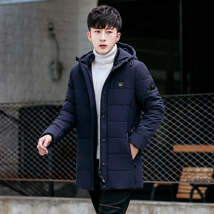 青少年棉衣男袄冬季外套初中高中学生2018新
