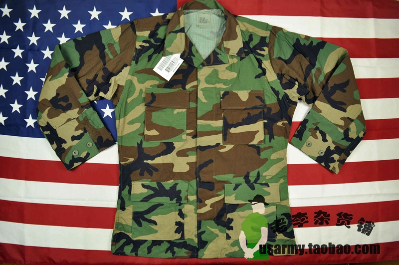 (Public Hair Original Products) Classic BDU four-color jungle combat suit blouse cloth ML code brand new 99 years-Taobao