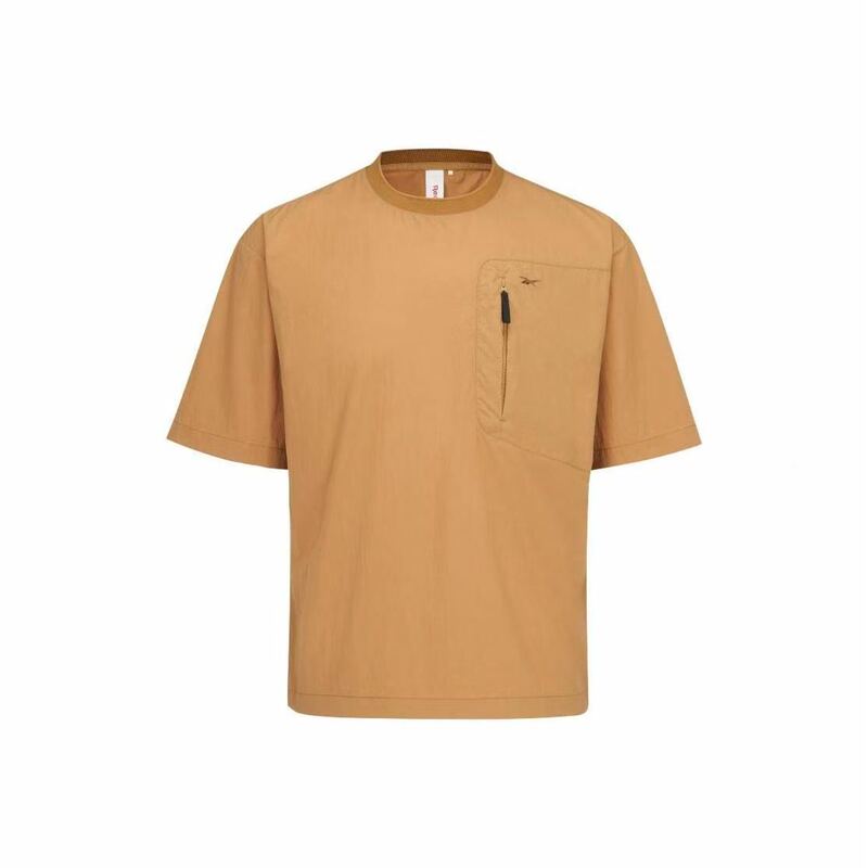 Reebok Fashionable Sports Casual Retro Pocket Design Loose Short-Sleeved T-Shirt for Men Reebok Fashionable Sports Casual Retro Pocket Design Loose Short-Sleeved T-Shirt for Men
