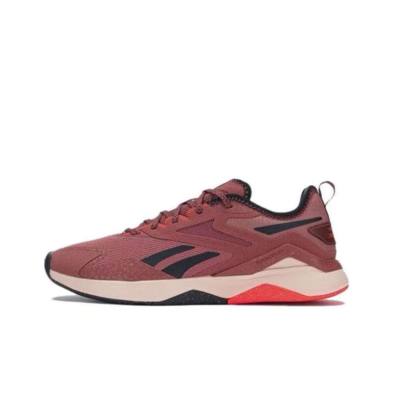 Reebok Nanoflex Sports and Leisure Shock-Absorbing, Wear-Resistant, Breathable Low-Top Training Shoes for Women