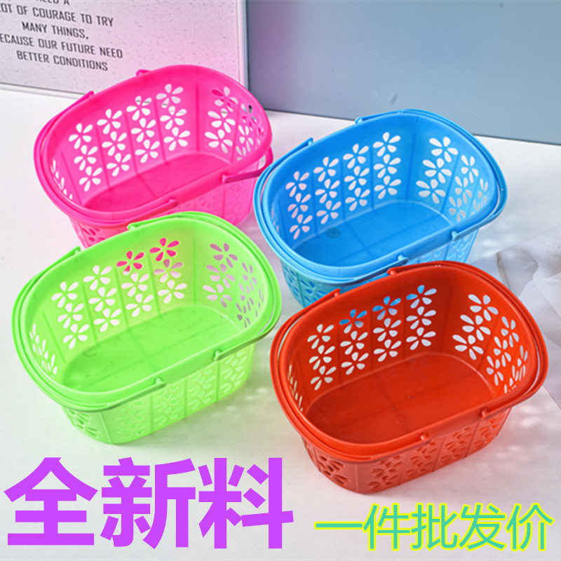 Plastic Strawberry Picking Basket, Red Bayberry Basket, Portable Fruit Crate, New Material Cherry Basket