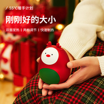 Snowman hand warmers charging treasure two-in-one portable portable usb charging 2020 winter Christmas gift