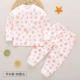 Bộ đồ lót trẻ em cotton mẫu mùa xuân và mùa thu 1 năm và 6 tháng áo sơ sinh cardigan 2 quần áo nam nữ mùa thu 3 bộ đồ ngủ cho bé đồ bộ bé trai