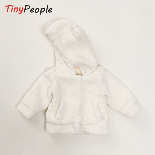 Скандинавская детская демисезонная бархатная флисовая куртка с капюшоном, скандинавский стиль, в западном стиле