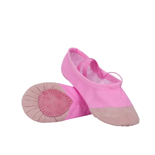 Детские тканевые танцующие туфли для принцессы для раннего возраста, мягкая подошва