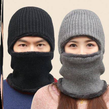 Hat woman winter face hair cap windshield cycling head cover winter warm around neck all covered neck protection wind