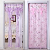 Mosquito-proof door blinds privacy section Summer Interior doors Curtain Cloth Art Partition Curtain Bedroom Lace Room Cloth Curtain Beauty Salon muted