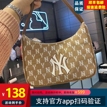 21 fall New MLB men and women vintage Yankees presbyaolarmpit bag couple NY zipper satchel casual bag