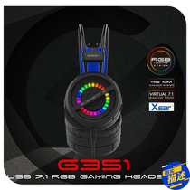 Element-G USB 7 1 RGB gaming headset wear e-sports cable games eat chicken headset hidden wheat