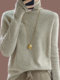 2025 Early Autumn New Cashmere Sweater Thin Turtleneck Knit Top Wool Base Layer Clothing