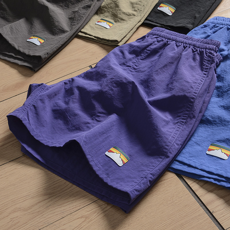 Japanese Brand Alternative! Outdoor Functional Waterproof Breathable Quick-Drying 7inch Sports Fitness Shorts Men's Beach Shorts