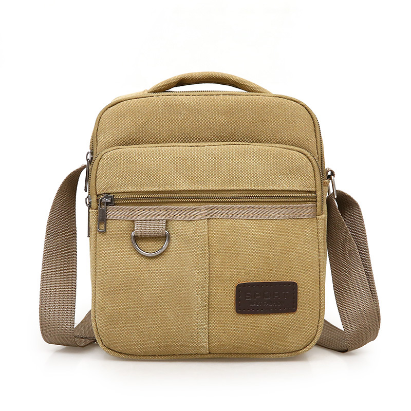 2023 New Men's Canvas Bag Han - Han Edition Casual Canvas Men's Backpack Business outdoor backpack slope