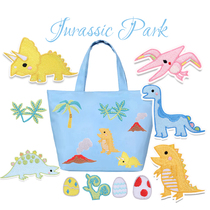 MidJurassic dinosaur embroidery stickcloth with clothing wrapped in a self-adhesive patch with a down jacket to repair a broken hole decorative sticker