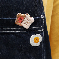 Soft Cute Bio Gourmet Embroidery Clothes Patch Patch Cloth Patch Diy Bag Handbag Handbill Phone Shell Decoration Self-Stick