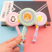 Rattle drum rattle rotating drum 0-1 year old newborn baby baby child toddler traditional educational toy
