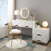 Net red ins dressers Dressers Modern Minimalist integrated multifunctional make-up table with lamp bedroom bucket cabinet Composition