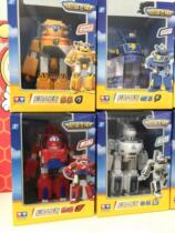 Genuine Super Flying Grand Deformation Robot Ledy Fire Truck Little Love Rescue Car Suit Bag Sheriff Rice Grain