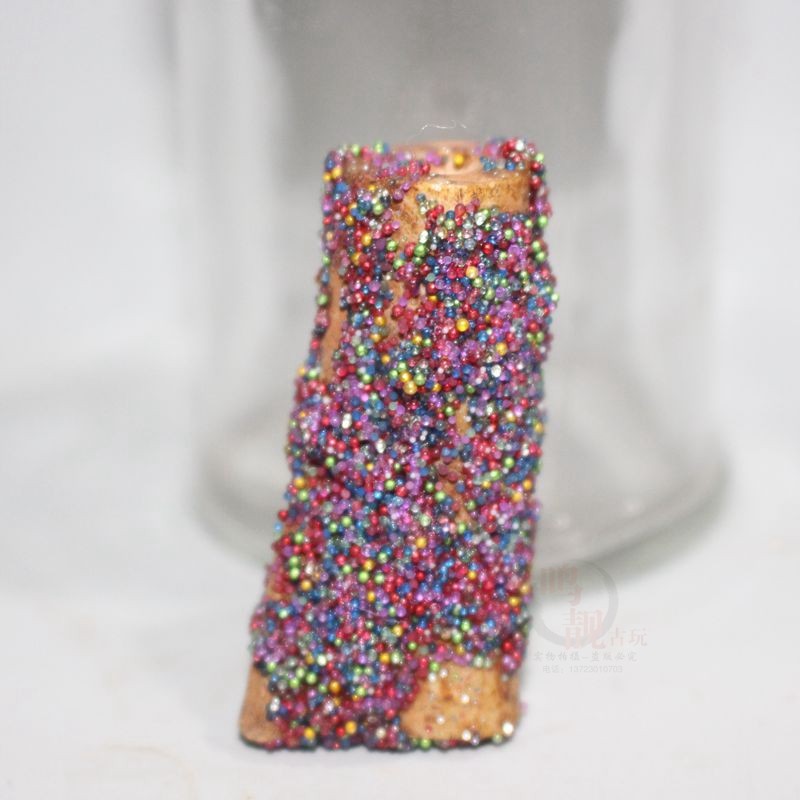 Collection value Sheerley Sakyamuni Buddha Seven colourful sholli bones sheerishly dedicated to solid sub-close friends