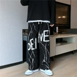 Tide, ретро вельветовые штаны, в американском стиле, оверсайз