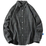 Трендовая рубашка, универсальная осенняя куртка, в корейском стиле, оверсайз, коллекция 2021