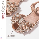 Летние сандалии, модные детские высокие туфли для принцессы, 2021 года, мягкая подошва, подходит для подростков