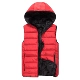 Xuống áo vest cotton in logo dày vest quảng cáo áo liền quần màu đứng cổ áo dây kéo nam ao ba lo nam