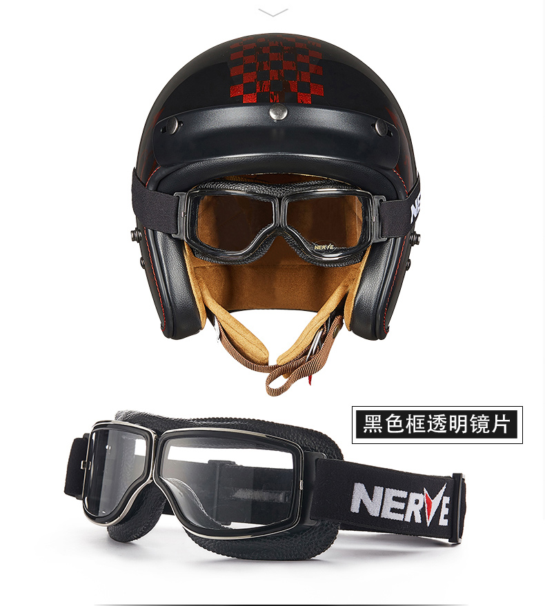 Kính bảo hộ xe máy NERVE Kính bảo hộ đầu máy xe địa hình Kính râm kính Harley kính mặt nạ kính chắn gió phi công - Xe máy Rider thiết bị gang tay xe may
