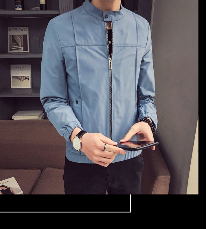 Mùa xuân 2019 áo khoác mới phiên bản Hàn Quốc của Slim youth đẹp trai đồng phục bóng chày giản dị áo khoác nam xu hướng quần áo nam - Đồng phục bóng chày áo khoác thể thao