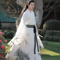 Han clothing mens full set of mens old sleeve dress mens fairy - style mens fashion