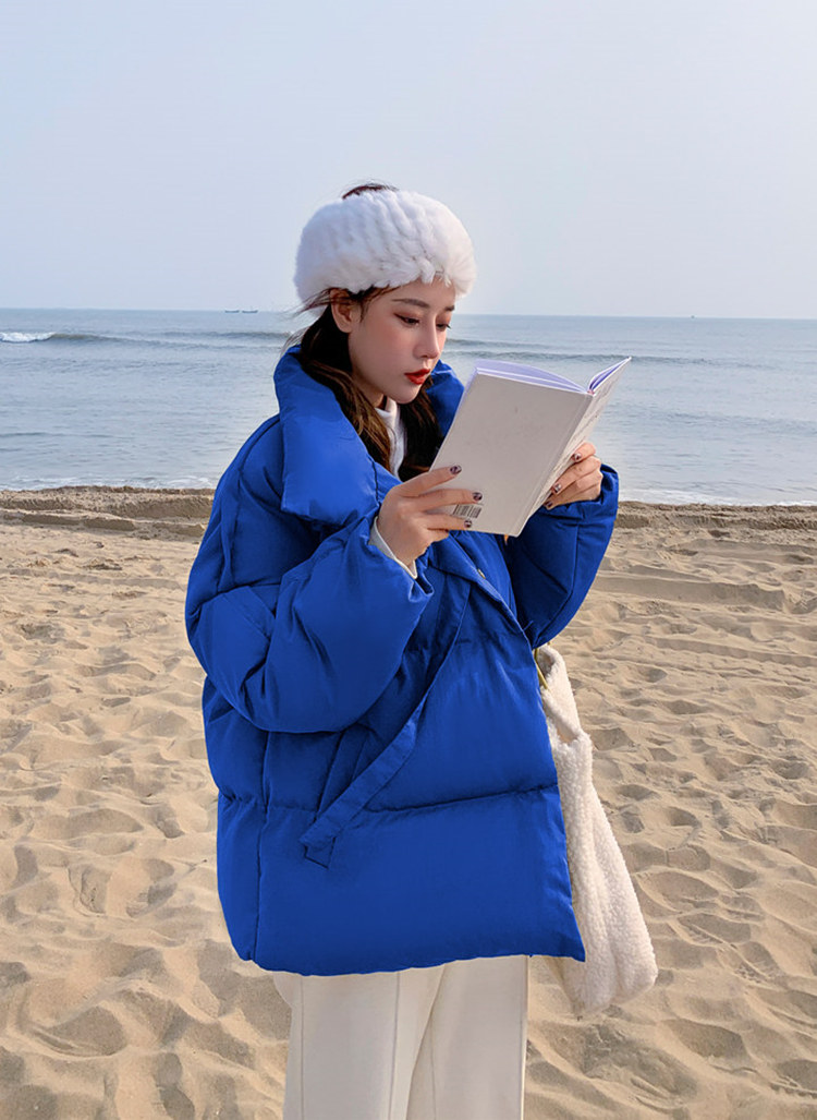 The new Han - Edition of Han - style Cotton Cotton Cotton Short in the winter of 2022 is a cotton coat for students