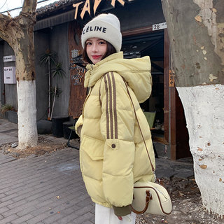 2024 new korean style fashionable down cotton jacket student short cotton jacket hooded loose cotton jacket winter jacket
