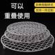 304 stainless steel round barbecue net with legs, air fryer rack, oil-draining, braised, smoked meat, steamed Korean barbecue rack