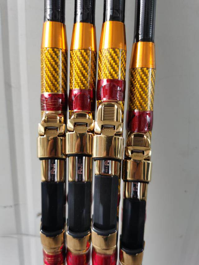 Golden hoop stick handmade sea raft pole carrying oyster raft pole one pole double slightly