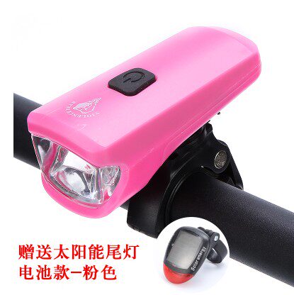 Children Bike Lights USB Charging Waterproof Children Scooter LED Mountaineering Car Front Light Riding Gear Accessories