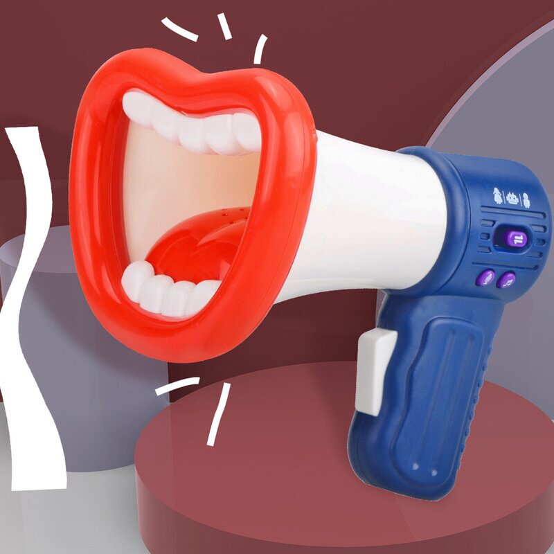 Vibrato same type of sound changer male happy children's small speaker can be recorded transfiguration device funny toy music female