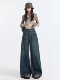 Vintage High-Waisted Wide-Leg Jeans for Women 2025 New Autumn and Winter Casual Loose Slimming Straight-Leg Flared Pants Floor-Length