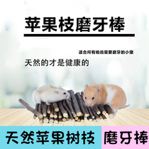 Hamster Grinding Tooth Rod Grindstone Accessories Stone Apple Toy Dragon Cat Special Wood Golden Silk Bear Tonic Calcium Branch Apple Branches