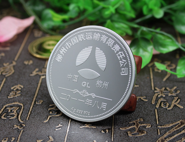 Pure silver commemorative coin manufacturer specialized gold plating memorial chapter human image commemorative coin animal memorial chapter foreign currency