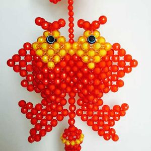 【串珠子挂件中国结福字图片】串珠子挂件中国