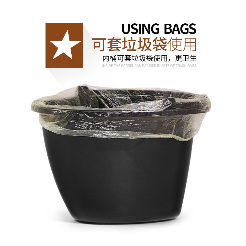 Cisgarii Toilet Mobile Toilet Accessories Indoor Barrel Toilet Inner Barrel Lengthened Inner Barrel Covered with a handle